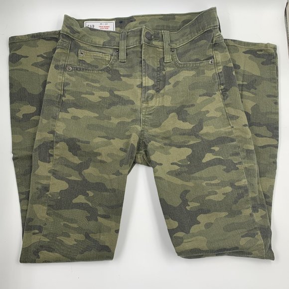 Women's Gap Camouflage Jeans - Size 25 - Picture 2 of 6